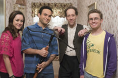 The Goldbergs - Hayley Orrantia, Troy Gentile, Joey Slotnick, Sean Giambrone