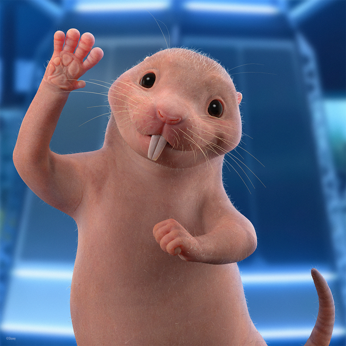 Disney S Kim Possible Movie Get To Know Rufus The Naked Mole Rat Photo