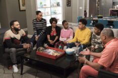 Anthony Anderson, Tracee Ellis Ross, Jenifer Lewis, Marsai Martin, Marcus Scribner, Miles Brown, Laurence Fishburne in Black-ish