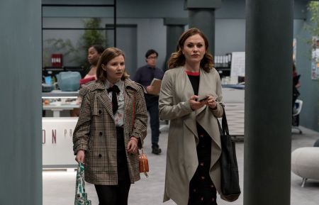 Rebecca Benson and Anna Paquin in Flack