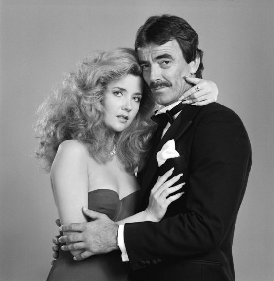 Melody Thomas Scott (as Nikki Reed) and Eric Braeden (as Victor Newman) - The Young And The Restless