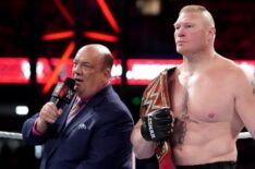 Paul Heyman and Brock Lesnar