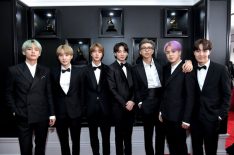 BTS attends the 61st Annual Grammy Awards