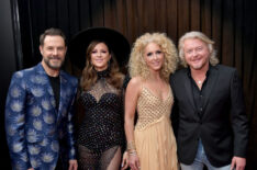 Jimi Westbrook, Karen Fairchild, Kimberly Schlapman, and Phillip Sweet of Little Big Town attend the 61st Annual Grammy Awards