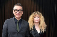 Fred Armisen and Natasha Lyonne attend the 61st Annual Grammy Awards