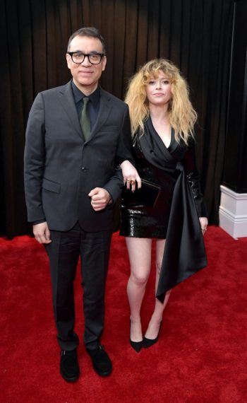Fred Armisen and Natasha Lyonne attend the 61st Annual Grammy Awards