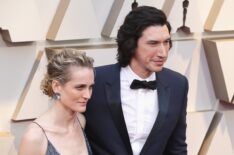 Joanne Tucker and Adam Driver attends the 91st Annual Academy Awards