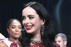 Krysten Ritter poses backstage during the 91st Annual Academy Awards