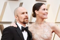 Sam Rockwell and Leslie Bibb attend the 91st Annual Academy Awards