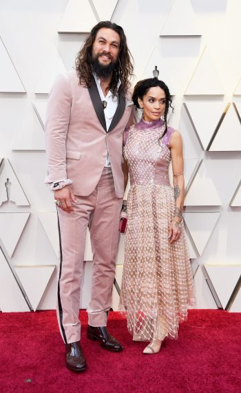 Jason Momoa and Lisa Bonet attend the 91st Annual Academy Awards
