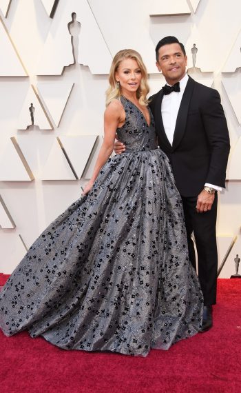 Kelly Ripa and Mark Consuelos attend the 91st Annual Academy Awards