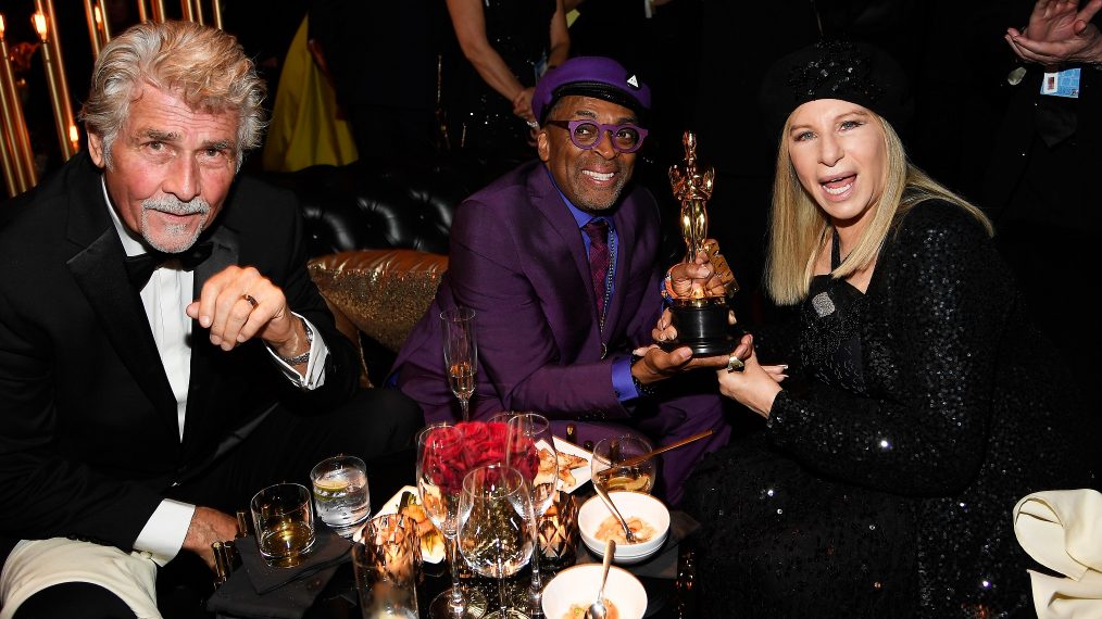 James Brolin; Spike Lee, winner of Adapted Screenplay for ''BlacKkKlansman;' and Barbra Streisand attend the 91st Annual Academy Awards Governors Ball