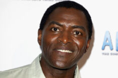 Carl Lumbly poses at the Alias Season 3 DVD release party