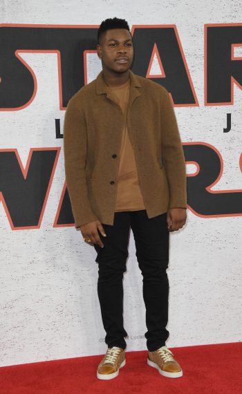 John Boyega during the 'Star Wars: The Last Jedi' photocall