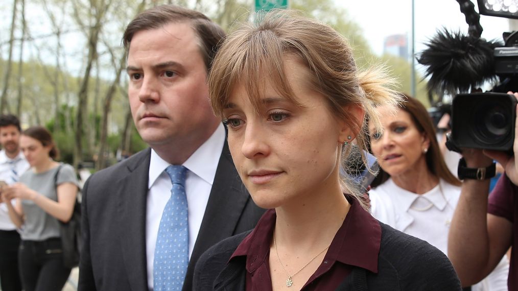 Actress Allison Mack Arrives At Court Over Sex Trafficking Charges