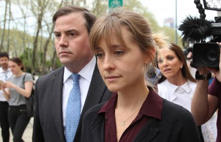 Actress Allison Mack Arrives At Court Over Sex Trafficking Charges