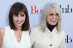 Mary Steenburgen and Diane Keaton attend the premiere of 'Book Club'