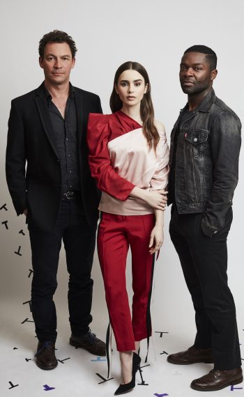 Les Misérables - Dominic West, Lily Collins and David Oyelowo