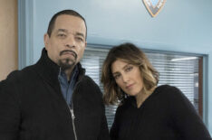 Law & Order: Special Victims Unit - Season 20 - Ice T as Odafin 'Fin' Tutuola and Jennifer Esposito as Sergeant Phoebe Baker