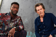 City on a Hill's Aldis Hodge and Kevin Bacon