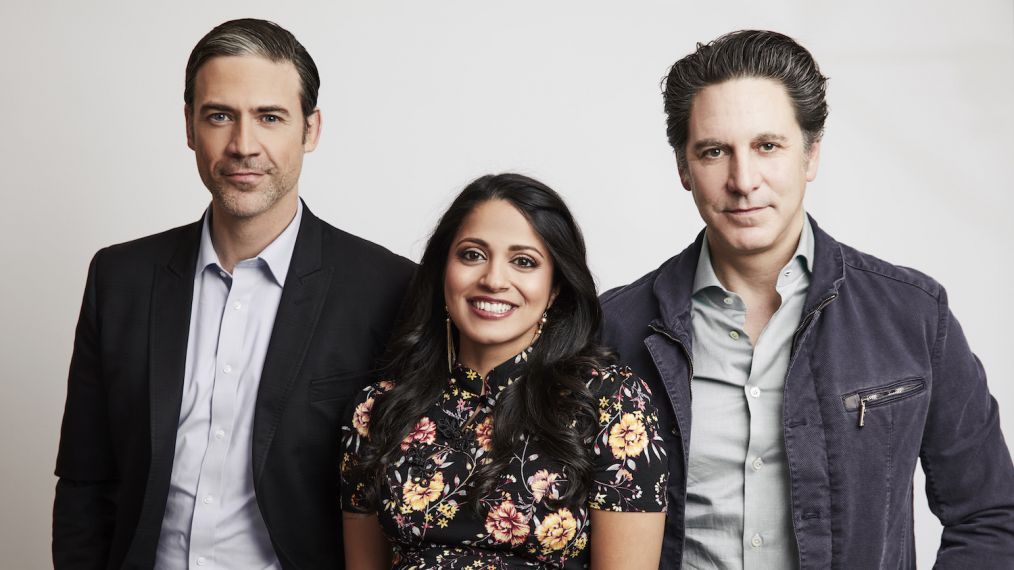 The Fix cast - Adam Rayner, Mouzam Makkar, and Scott Cohen