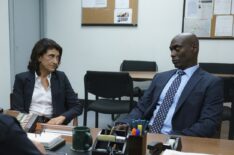 Amy Aquino as Lt. Billet and Lance Reddick as Irving in Bosch