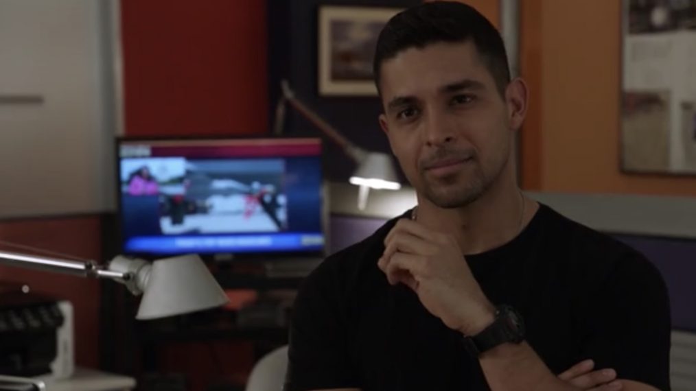 Agent Nick Torres (Wilmer Valderrama) getting critiqued on his outfit choic...