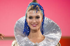 Delta Goodrem as Olivia Newton-John in Xanadu in 'Olivia Newton-John: Hopelessly Devoted to You'