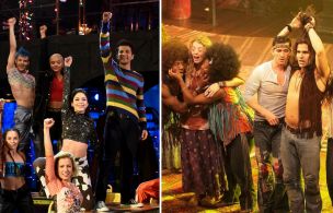 Rent on Fox; the Broadway cast of Hair