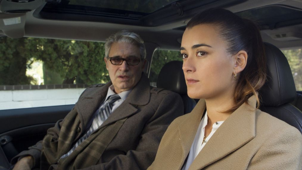 Michael Nouri as Eli and Cote de Pablo as Ziva on NCIS - 'Shabbat Shalom'
