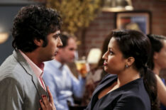 Rajesh Koothrappali (Kunal Nayyar) and Anu (Rati Gupta) in Big Bang Theory - 'The Procreation Calculation'