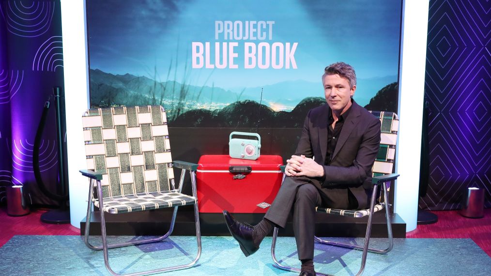 Aidan Gillen of attends the 2019 A+E Networks Upfront