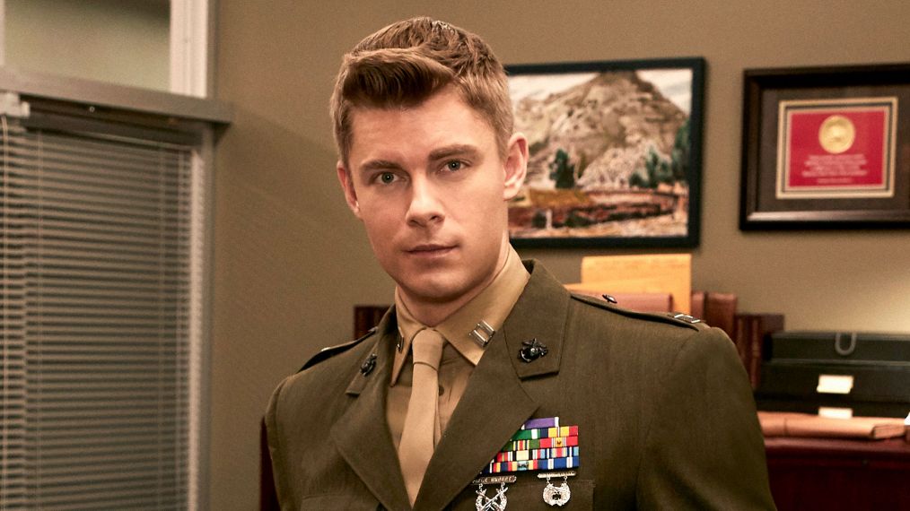 Luke Mitchell as Captain John 'Abe' Abraham in The Code