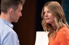 James Patrick Stuart (Valentin) and Michelle Stafford (Nina) in General Hospital