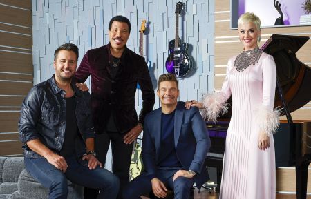 American Idol - Luke Bryan, Lionel Richie, Ryan Seacrest, Katy Perry