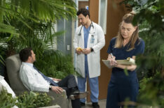 Justin Chambers, Giacomo Gianniotti, Ellen Pompeo in Grey's Anatomy