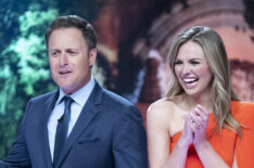 Chris Harrison and Hannah Brown