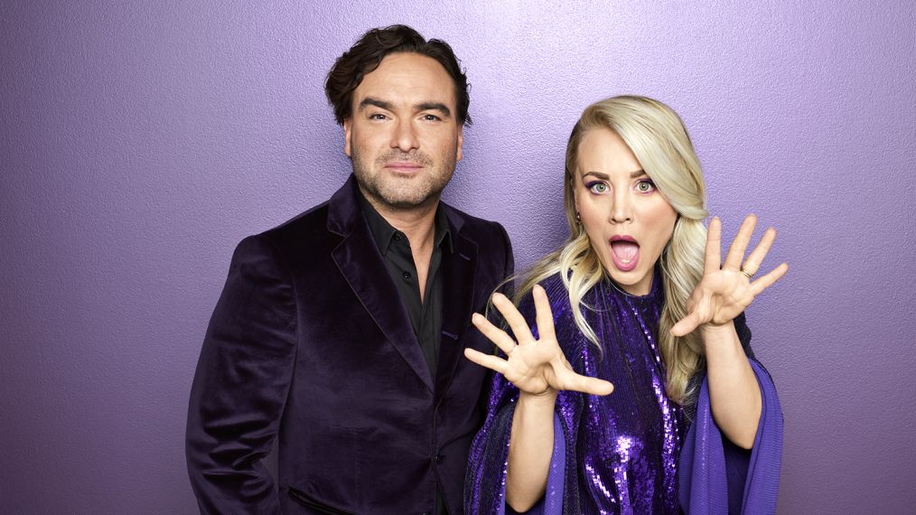 Johnny Galecki and Kaley Cuoco