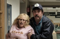 Patricia Arquette as Tilly and Eric Lange as Lyle Mitchell in Escape at Dannemora