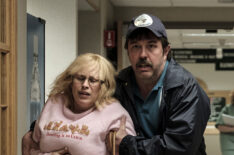 Patricia Arquette as Tilly and Eric Lange as Lyle Mitchell in Escape at Dannemora