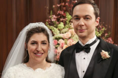 The Big Bang Theory Wedding - Amy Farrah Fowler (Mayim Bialik) and Sheldon Cooper (Jim Parsons)