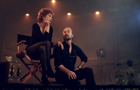 Michelle Williams as Gwen Verdon, Sam Rockwell as Bob Fosse in Fosse Verdon