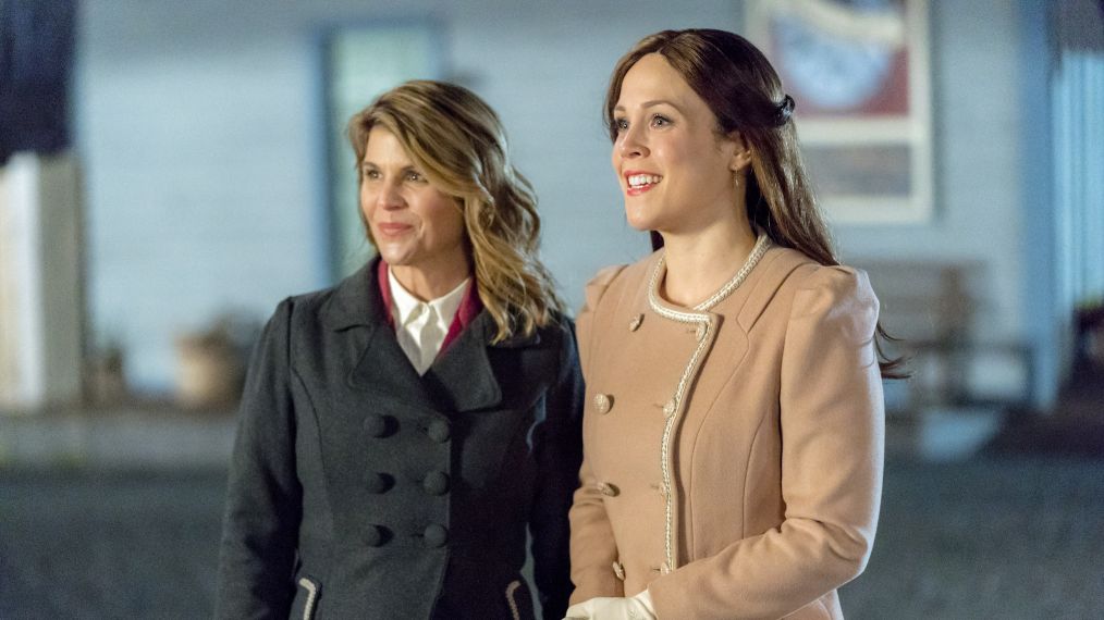 Lori Loughlin and Erin Krakow in When Calls the Heart