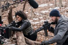 Behind the scenes of FB: Most Wanted with Roxy Sternberg and Kellan Lutz