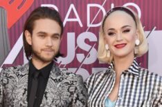 Zedd and Katy Perry attend the 2019 iHeartRadio Music Awards