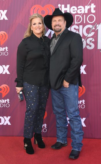 Trisha Yearwood and Garth Brooks attend the 2019 iHeartRadio Music Awards