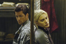 Battlestar Galactica - Jamie Bamber as Captain Lee 'Apollo' Adama, Katee Sackhoff as Lieutenant Kara 'Starbuck' Thrace