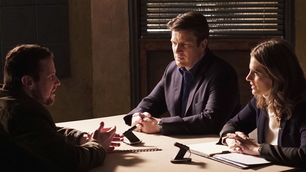 Nathan Fillion and Stana Katic in Castle - Season 7