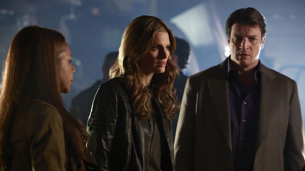 Stana Katic and Nathan Fillion in Castle - Season 6