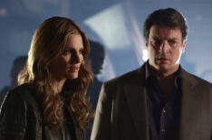 Stana Katic and Nathan Fillion in Castle - Season 6